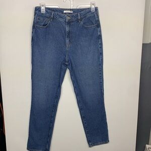PacSun Blue Straight Leg Mom Jeans